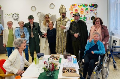 Domov seniorů v Jílovské opět navštívil Mikuláš