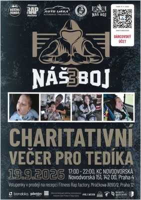 Charitativní večer bojových sportů pomůže nemocnému chlapci Obrázek 1