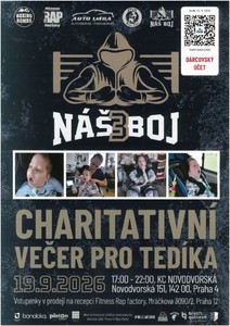 Charitativní večer bojových sportů pomůže nemocnému chlapci