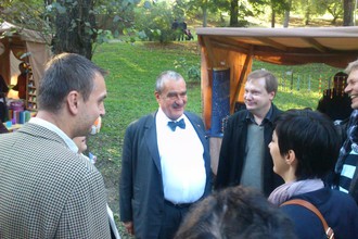 Karel Schwarzenberg navštívil Svatováclavské velebení